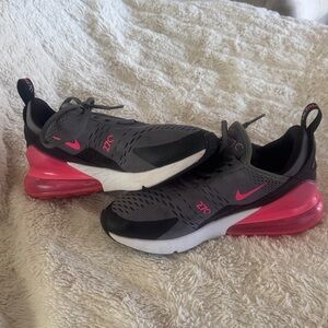 Nike Air Max 270 Gray, black and Pink shoes